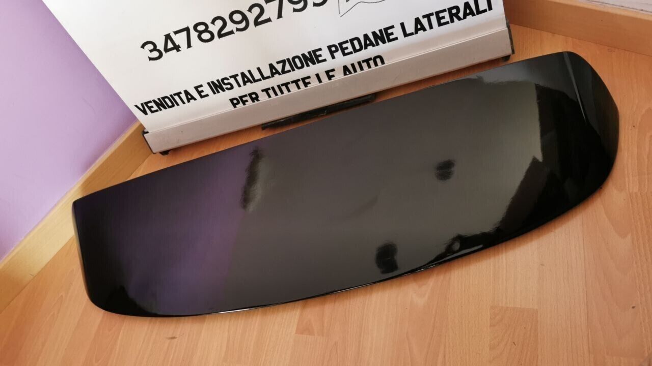 SPOILER TETTO ADATTO PER BMW SERIE 1 E87 E81 2004-2011 NERO LUCIDO LOOK SPORTIVO