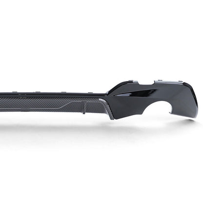 DIFFUSORE POSTERIORE PER BMW SERIE 3 G20 2018+ SOTTO PARAURTI M NERO / CARBONIO
