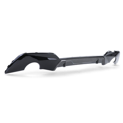 DIFFUSORE POSTERIORE PER BMW SERIE 3 G20 2018+ SOTTO PARAURTI M NERO / CARBONIO