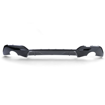 DIFFUSORE POSTERIORE PER BMW SERIE 3 G20 2018+ SOTTO PARAURTI M NERO / CARBONIO