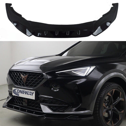 Spoiler anteriore a labbro anteriore per CUPRA Formentor 2020+ nero lucido