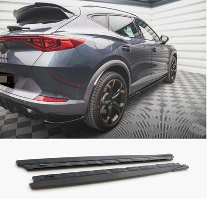UNDER SKIRTS SUITABLE FOR CUPRA FORMENTOR 2020+ GLOSSY BLACK SPORTY LOOK