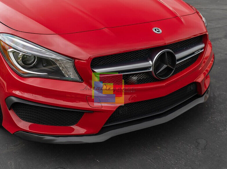 SPLITTER MERCEDES CLA W117 SPOILER SOTTO PARAURTI ANTERIORE NERO AMG LAMA