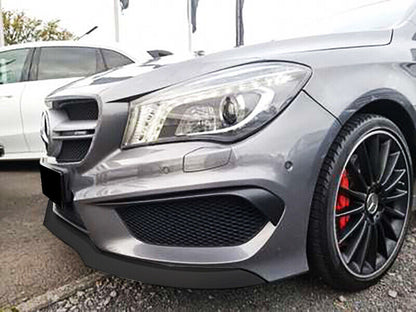 SPLITTER MERCEDES CLA W117 SPOILER SOTTO PARAURTI ANTERIORE NERO AMG LAMA