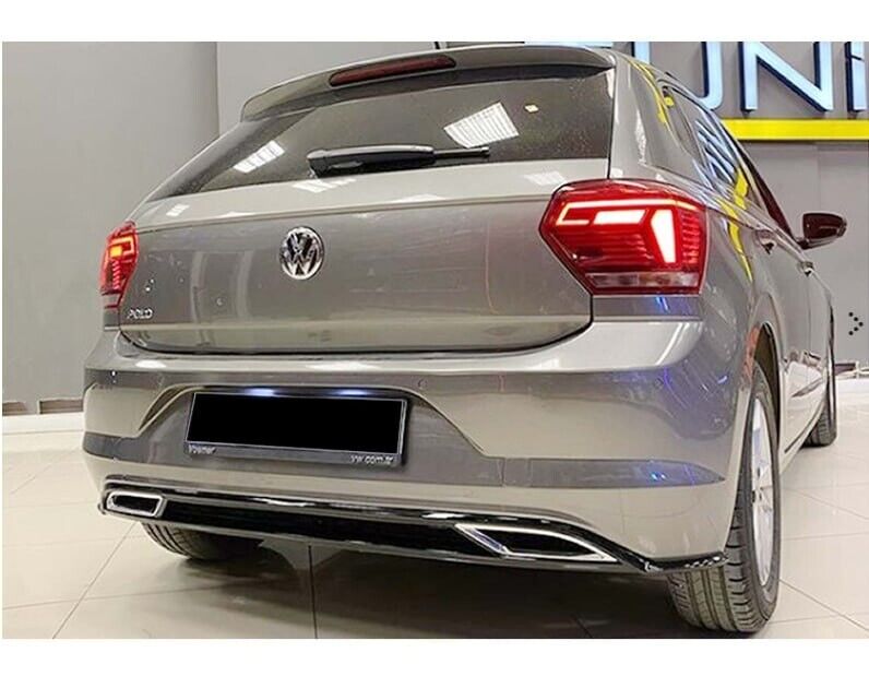 DIFFUSORE ADATTO PER VW POLO AW1 2017-2020 STANDARD LOOK RLINE DESIGN SPORTIVO