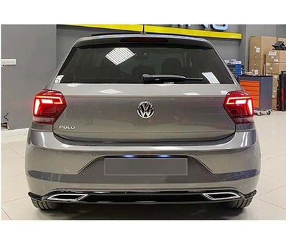 DIFFUSORE ADATTO PER VW POLO AW1 2017-2020 STANDARD LOOK RLINE DESIGN SPORTIVO