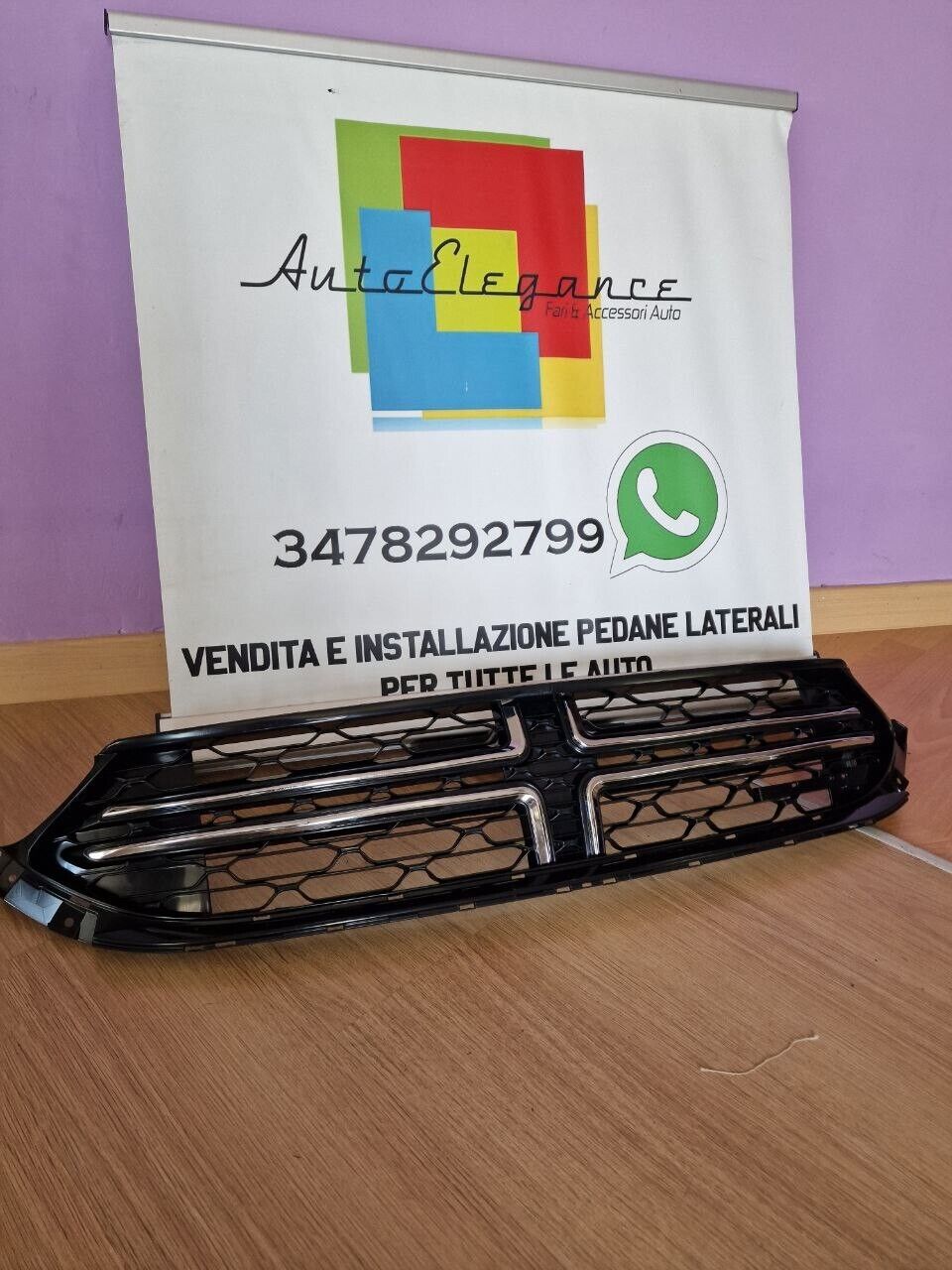 GRIGLIA MASCHERINA CALANDRA ANTERIORE ADATTO PER FIAT TIPO EDGEA LOOK DODGE