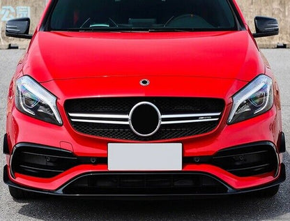 MERCEDES A W176 2015-2018 SPLITTER PER PARAURTI ANTERIORE AMG A45 ABS
