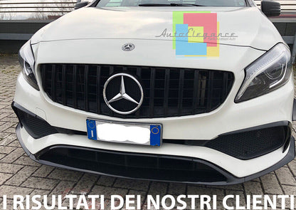MERCEDES A W176 2015-2018 SPLITTER PER PARAURTI ANTERIORE AMG A45 ABS
