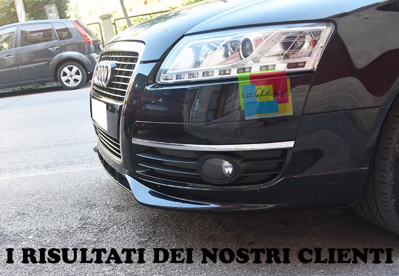 AUDI A6 4F 2004-2008 SPOILER ANTERIORE SOTTO PARAURTI LOOK S-LINE S6