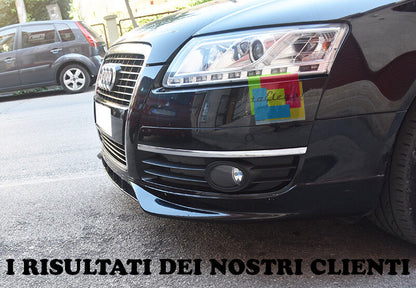 AUDI A6 4F 2004-2008 SPOILER ANTERIORE SOTTO PARAURTI LOOK S-LINE S6