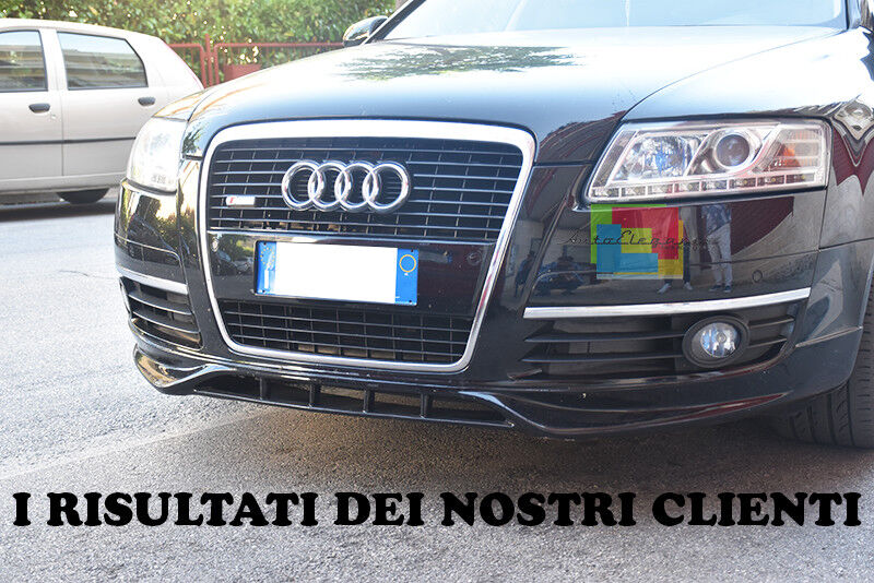 AUDI A6 4F 2004-2008 SPOILER ANTERIORE SOTTO PARAURTI LOOK S-LINE S6