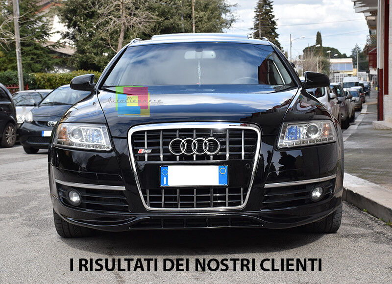 AUDI A6 4F 2004-2008 SPOILER ANTERIORE SOTTO PARAURTI LOOK S-LINE S6