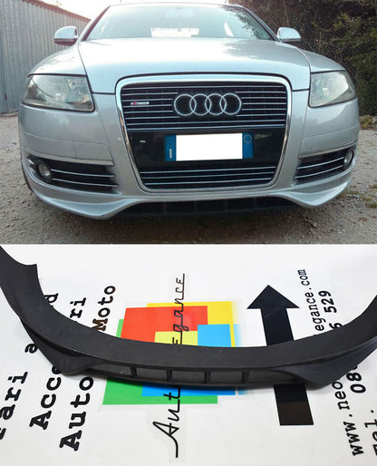 AUDI A6 4F 2004-2008 SPOILER ANTERIORE SOTTO PARAURTI LOOK S-LINE S6