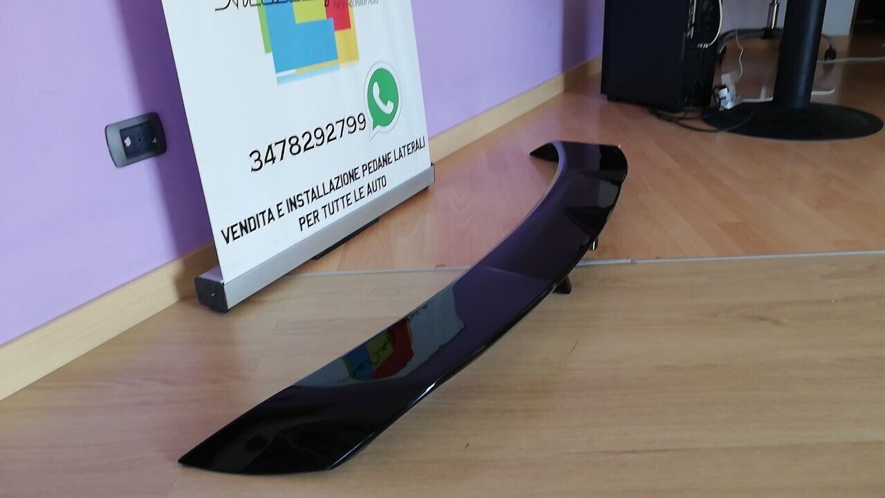 SPOILER ADATTO PER FORD MUSTANG COUPE 2014-2020 LOOK GT500 NERO LUCIDO