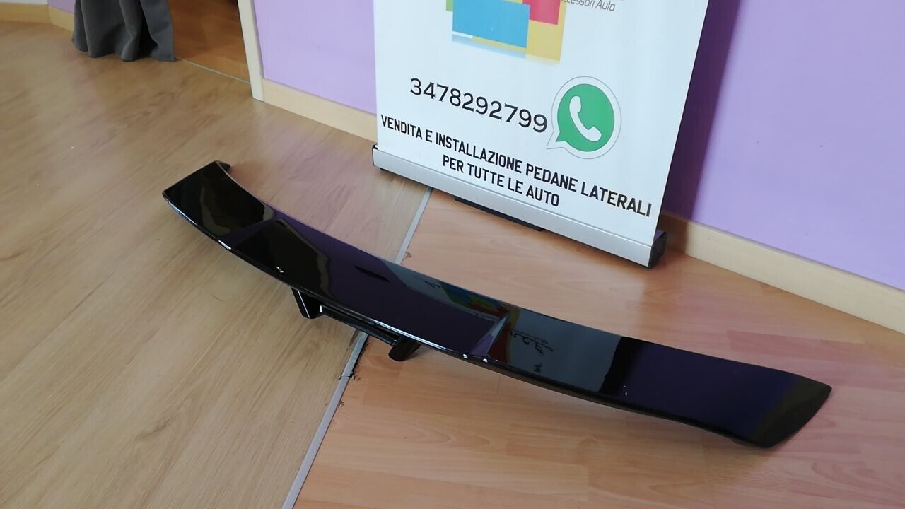 SPOILER ADATTO PER FORD MUSTANG COUPE 2014-2020 LOOK GT500 NERO LUCIDO