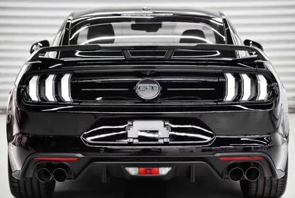 SPOILER ADATTO PER FORD MUSTANG COUPE 2014-2020 LOOK GT500 NERO LUCIDO