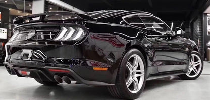SPOILER ADATTO PER FORD MUSTANG COUPE 2014-2020 LOOK GT500 NERO LUCIDO