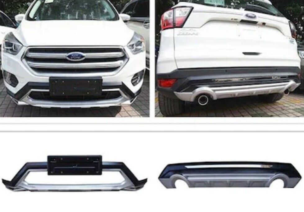 FORD KUGA II 2016-2019 SPOILER SOTTO PARAURTI ANTERIORE & POSTERIORE ABS