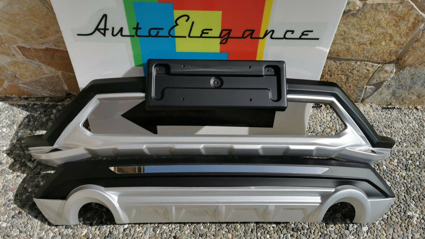 FORD KUGA II 2016-2019 SPOILER SOTTO PARAURTI ANTERIORE & POSTERIORE ABS