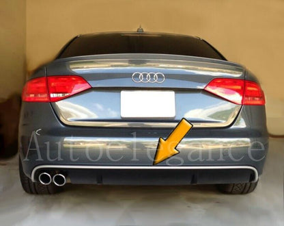 Diffusore paraurti posteriore design AUDI A4 B8 8K 2007-2012 S4 RS4