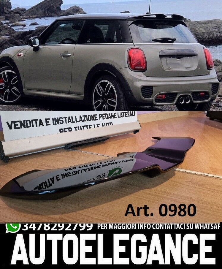 F55 Cooper S Gloss Black Roof Spoiler for Mini F55 F56 Cooper S 2013+