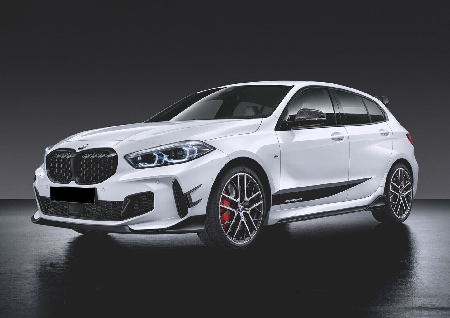 GRILLE SUITABLE FOR BMW 1 SERIES F40 LOOK M PERFORMANCE DESIGN BLACK DIAMOND