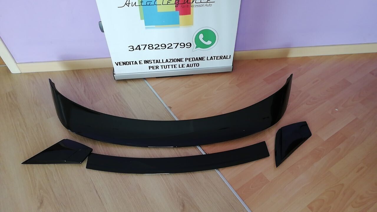SPOILER ADATTO PER FORD MUSTANG COUPE 2014-2020 LOOK GT PERFORMANCE NERO LUCIDO