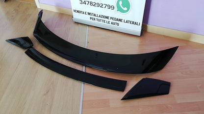 SPOILER ADATTO PER FORD MUSTANG COUPE 2014-2020 LOOK GT PERFORMANCE NERO LUCIDO