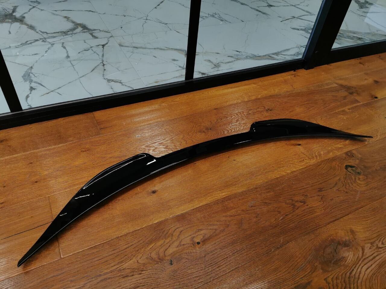 SPOILER BAGAGLIAIO ADATTO PER ALFA ROMEO STELVIO LOOK NERO LUCIDO DESIGN SPORT
