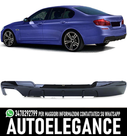 Diffusore posteriore Performance Nero lucido adatto per BMW Serie 5 F10 F11 520