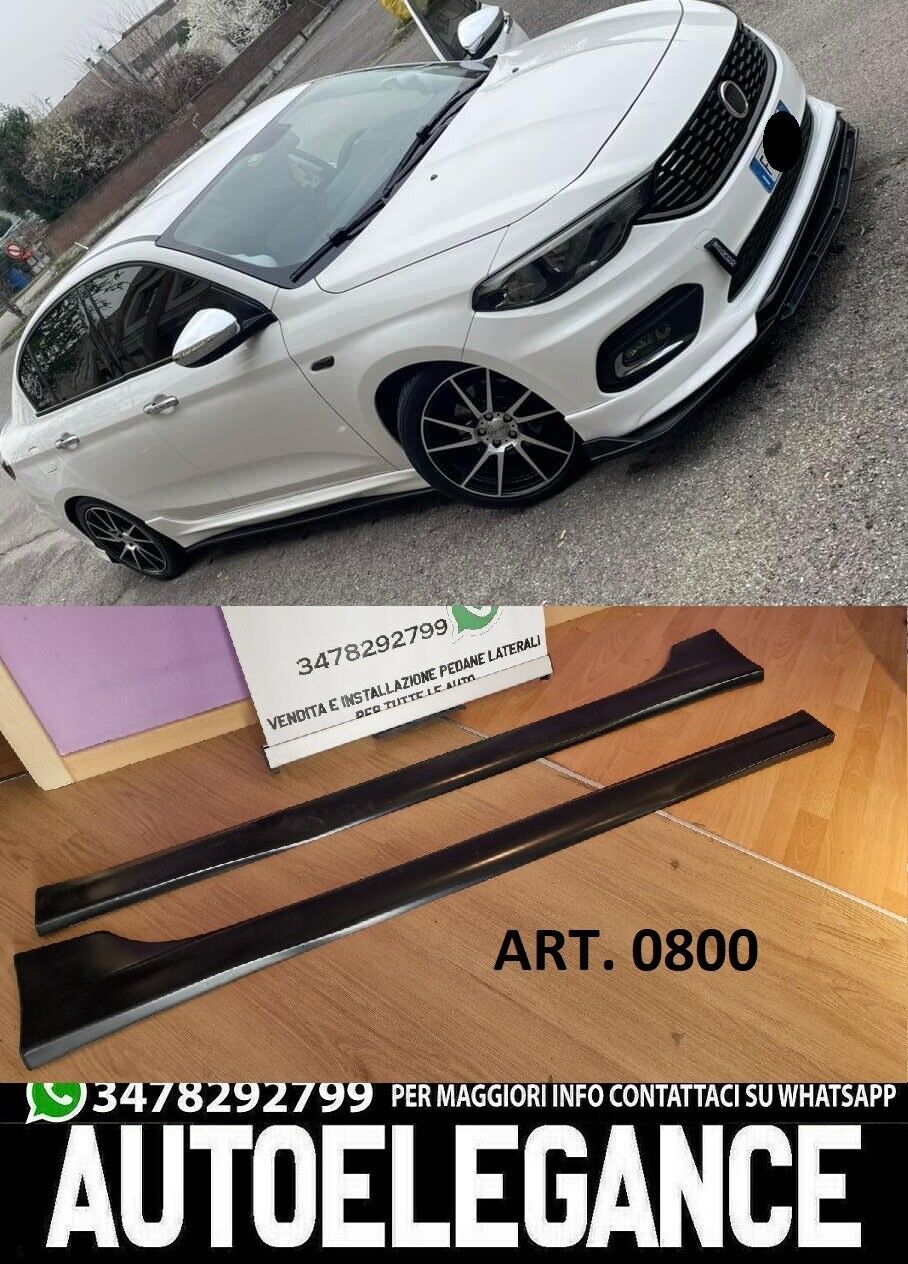 FIAT TIPO 2015-2020 SPORTS SIDE SKIRTS UNDER DOOR ABS 0800