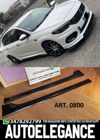 FIAT TIPO 2015-2020 SPORTS SIDE SKIRTS UNDER DOOR ABS 0800