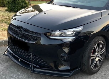 FRONT SPLITTER SUITABLE FOR OPEL CORSA F ABS SPORTY LOOK