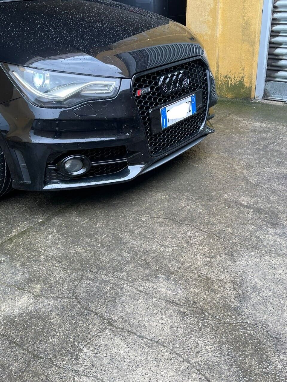 GRIGLIA ADATTA PER AUDI A1 8X 2010-2014 LOOK RS1 NERO LUCIDO