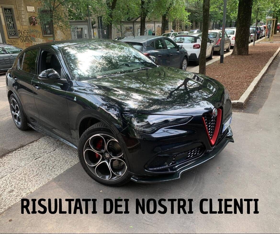 SPLITTER SUITABLE FOR ALFA ROMEO STELVIO GLOSSY BLACK LOOK SPORTY DESIGN