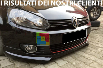 SOTTO PARAURTI ADATTO A VW GOLF VI MK6 08-13 SPOILER ANTERIORE TUNING ABS