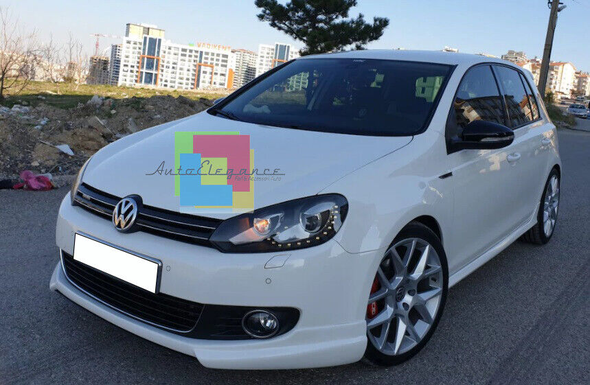 SOTTO PARAURTI ADATTO A VW GOLF VI MK6 08-13 SPOILER ANTERIORE TUNING ABS