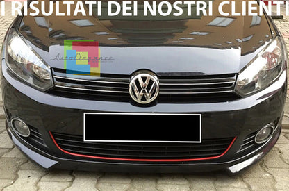 SOTTO PARAURTI ADATTO A VW GOLF VI MK6 08-13 SPOILER ANTERIORE TUNING ABS