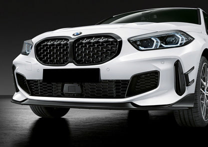 💎GRIGLIA ADATTA PER BMW SERIE 1 F40 LOOK M PERFORMANCE DESIGN NERA DIAMANTATA💎