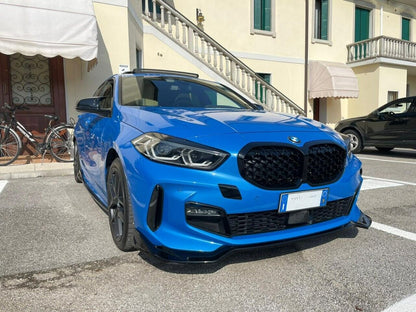 💎GRIGLIA ADATTA PER BMW SERIE 1 F40 LOOK M PERFORMANCE DESIGN NERA DIAMANTATA💎