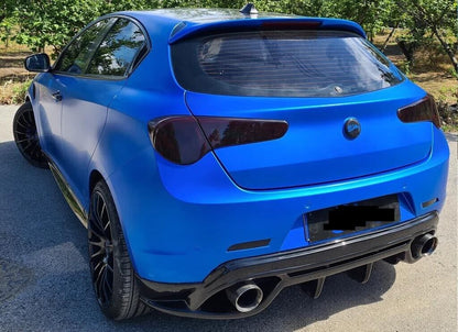 REAR DIFFUSER SUITABLE FOR ALFA ROMEO GIULIETTA GLOSSY BLACK 
