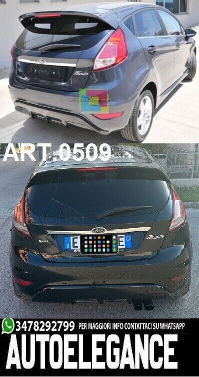 FORD FIESTA MK7 2008 TO 2017 UNDER BUMPER ST DESIGN DIFFUSER ABS / PLASTIC