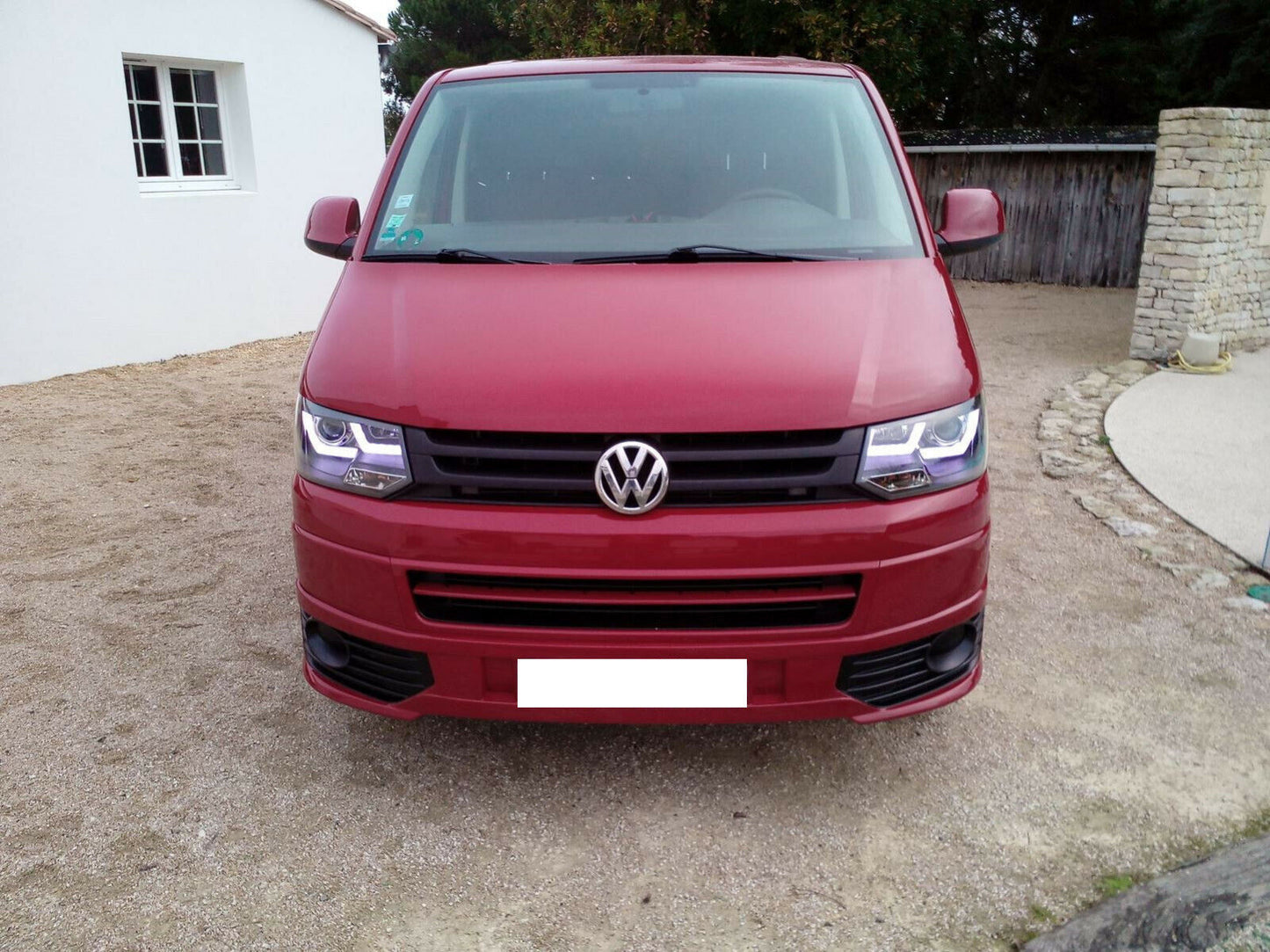 VW T5.1 2009-2015 TRANSPOSTER SPOILER SOTTO PARAURTI ANTERIORE SPORTLINE LOOK