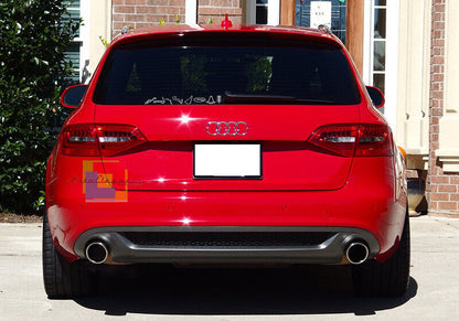 DIFFUSORE PER AUDI A4 B8 07-12 POSTERIORE LOOK SLINE ADATTO SOLO PER STANDARD