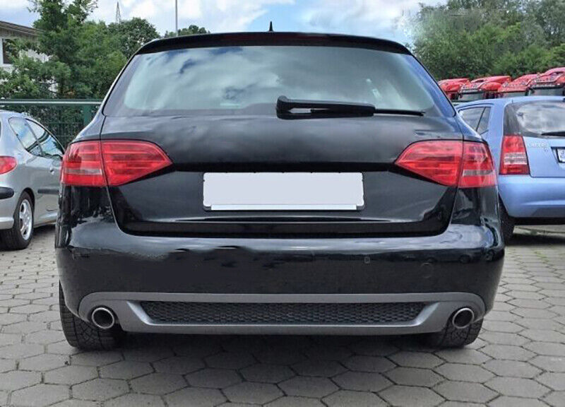 DIFFUSORE PER AUDI A4 B8 07-12 POSTERIORE LOOK SLINE ADATTO SOLO PER STANDARD
