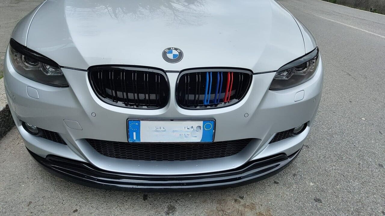 SOTTO PARAURTI ADATTO A BMW SERIE 3 E92 E93 M SPOILER ANTERIORE SPLITTER ABS