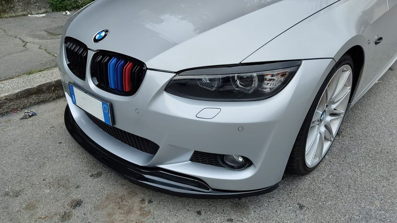 SOTTO PARAURTI ADATTO A BMW SERIE 3 E92 E93 M SPOILER ANTERIORE SPLITTER ABS