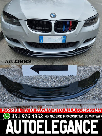 SOTTO PARAURTI ADATTO A BMW SERIE 3 E92 E93 M SPOILER ANTERIORE SPLITTER ABS