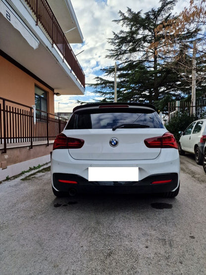 BMW 1 SERIES F20 F21 2011-2019 M SPORT GLOSS BLACK ROOF REAR SPOILER 05